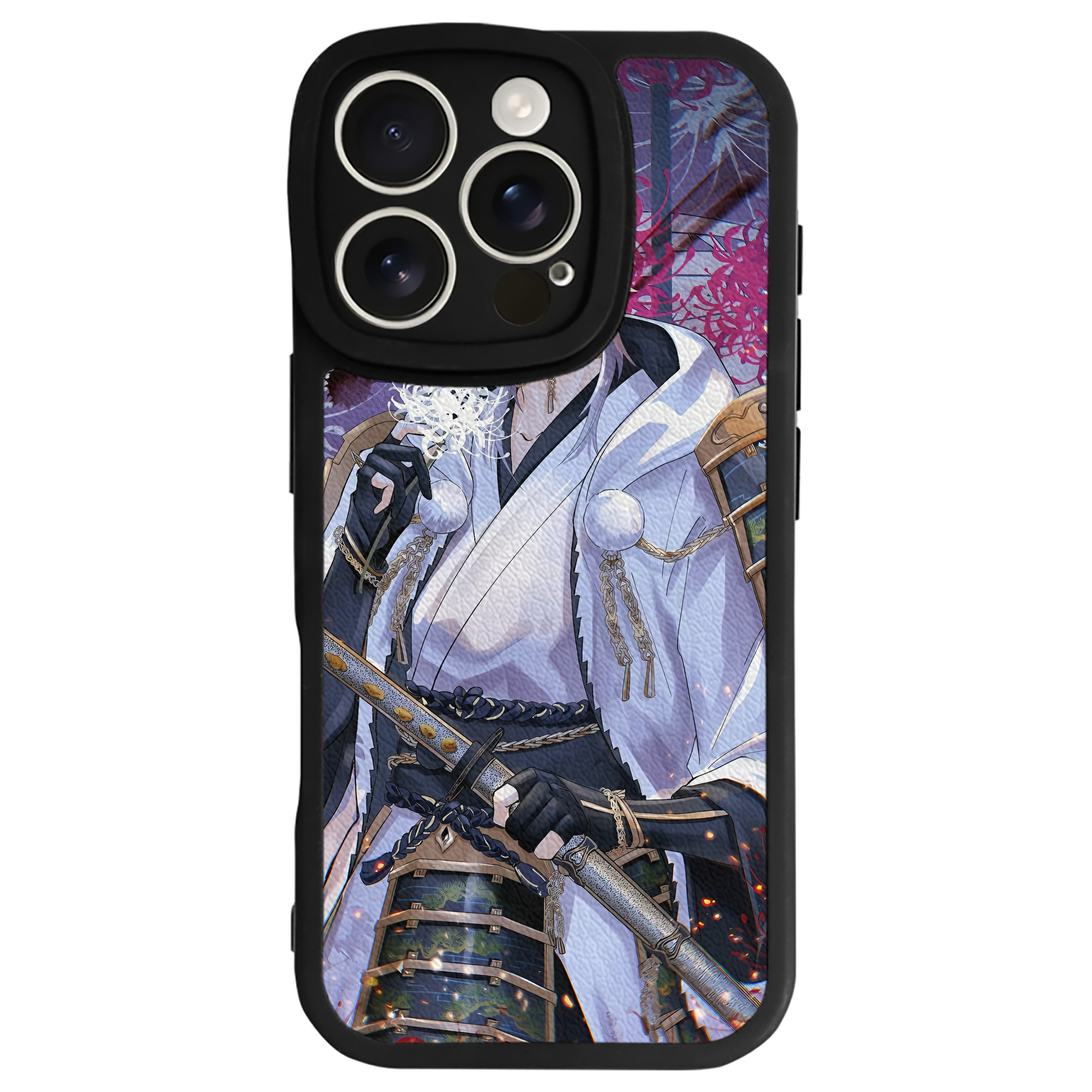 （画像用） 刀剣乱舞 Touken Ranbu 【iPhone 16シリーズ対応】シリコンスマホケース（レザー調） 材質：シリコン